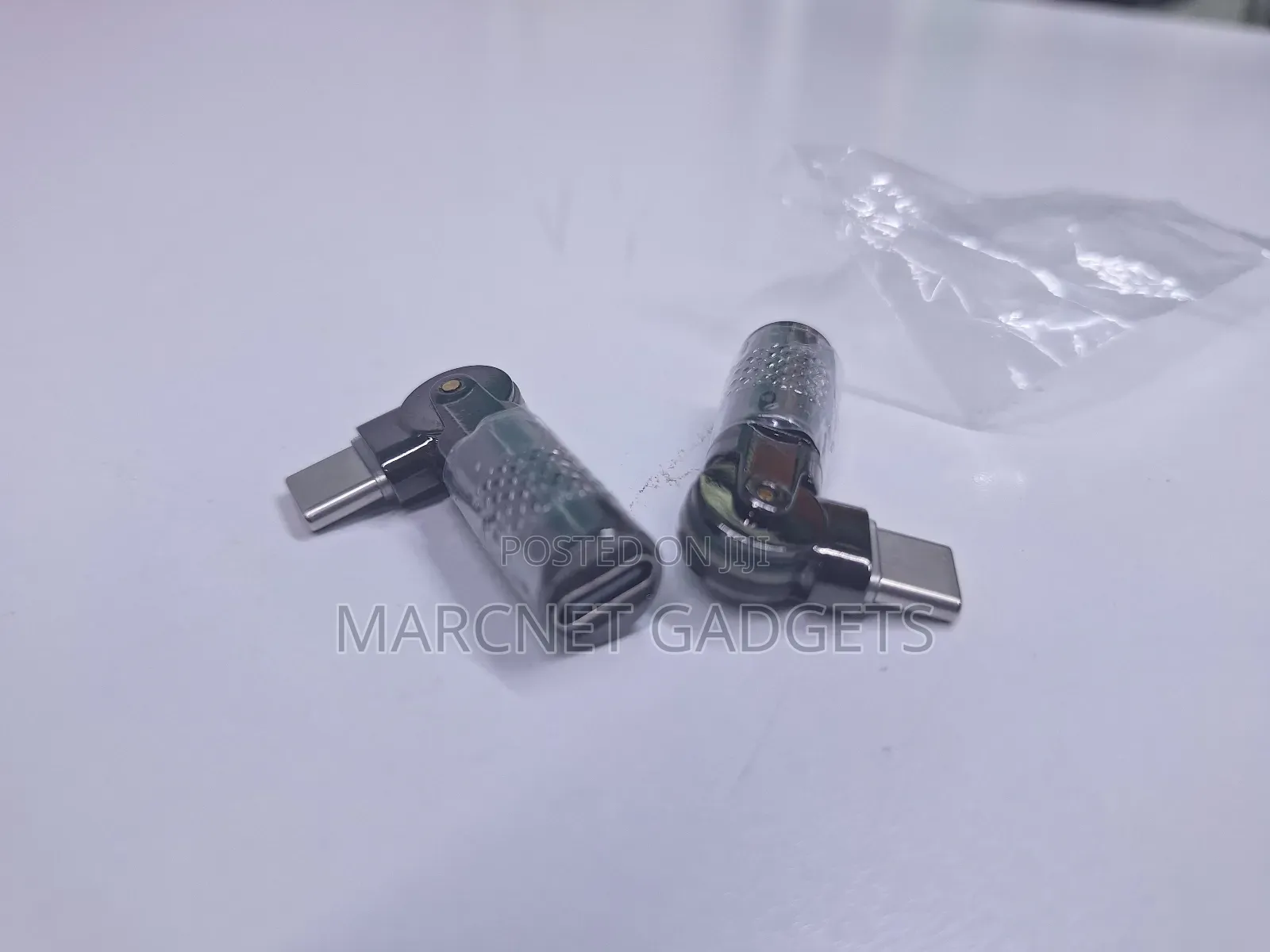90 Degrees Elbow Rotatable Usb Type C Connector Male to Female Charger