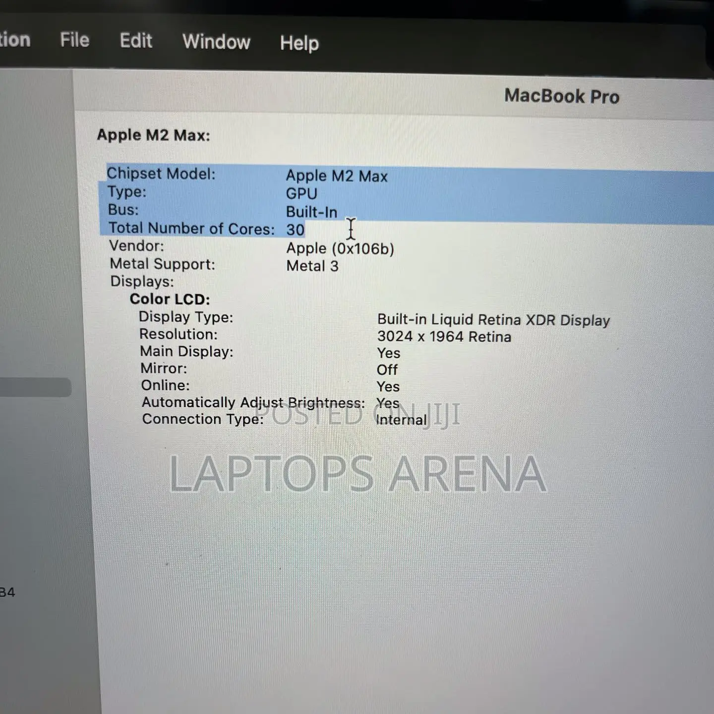 Laptop Apple MacBook Pro 2023 M2 Max 14-inch 64GB Apple M2 SSD 4T