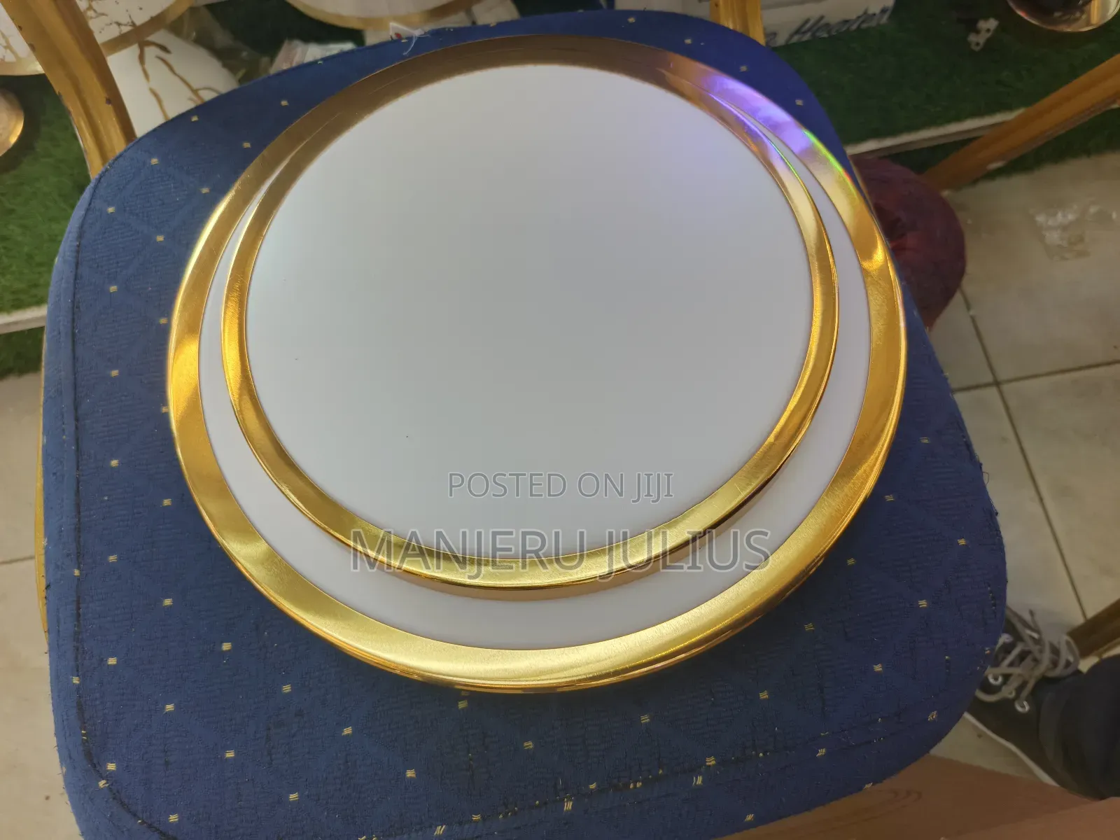 18wt Gold Ceiling Light