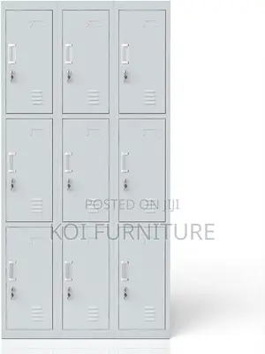 Office Cabinet; 9 Lockers Steel Creative Office Needs Storage Cabinet