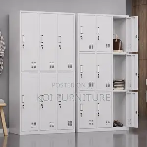 Office Cabinet; 9 Lockers Steel Creative Office Needs Storage Cabinet