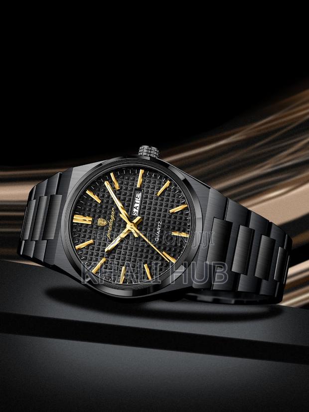 Poedagar Gents Watch Poedegar Black Gents Watch Number 874