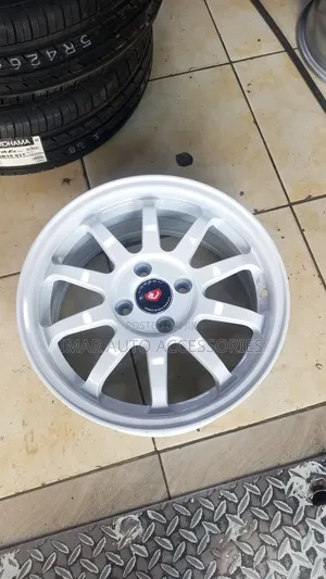 15 Inch White Rims Kenya | Stylish Alloy Steel Wheels