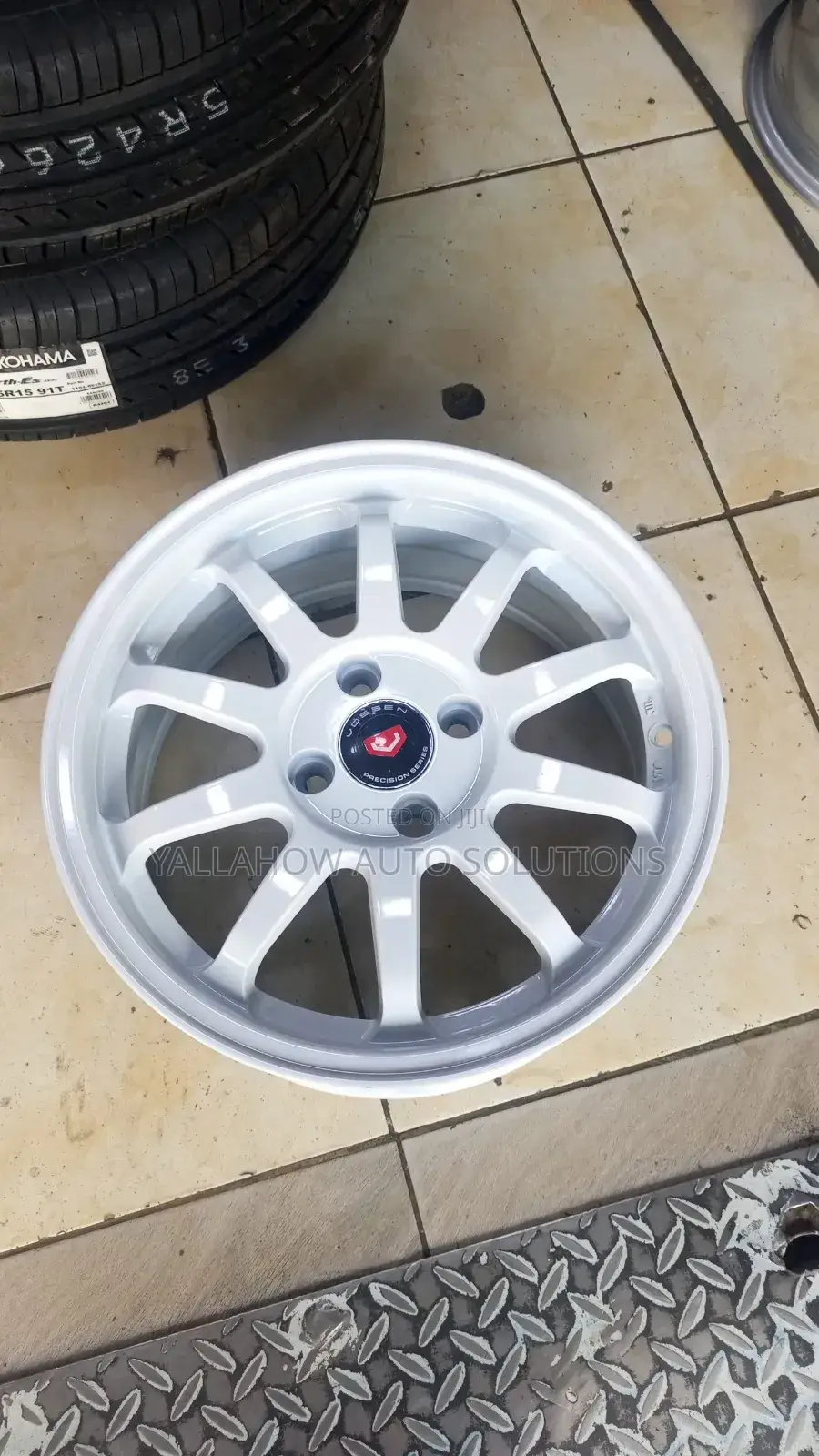 15 Inch White Rims Kenya | Stylish Alloy Steel Wheels