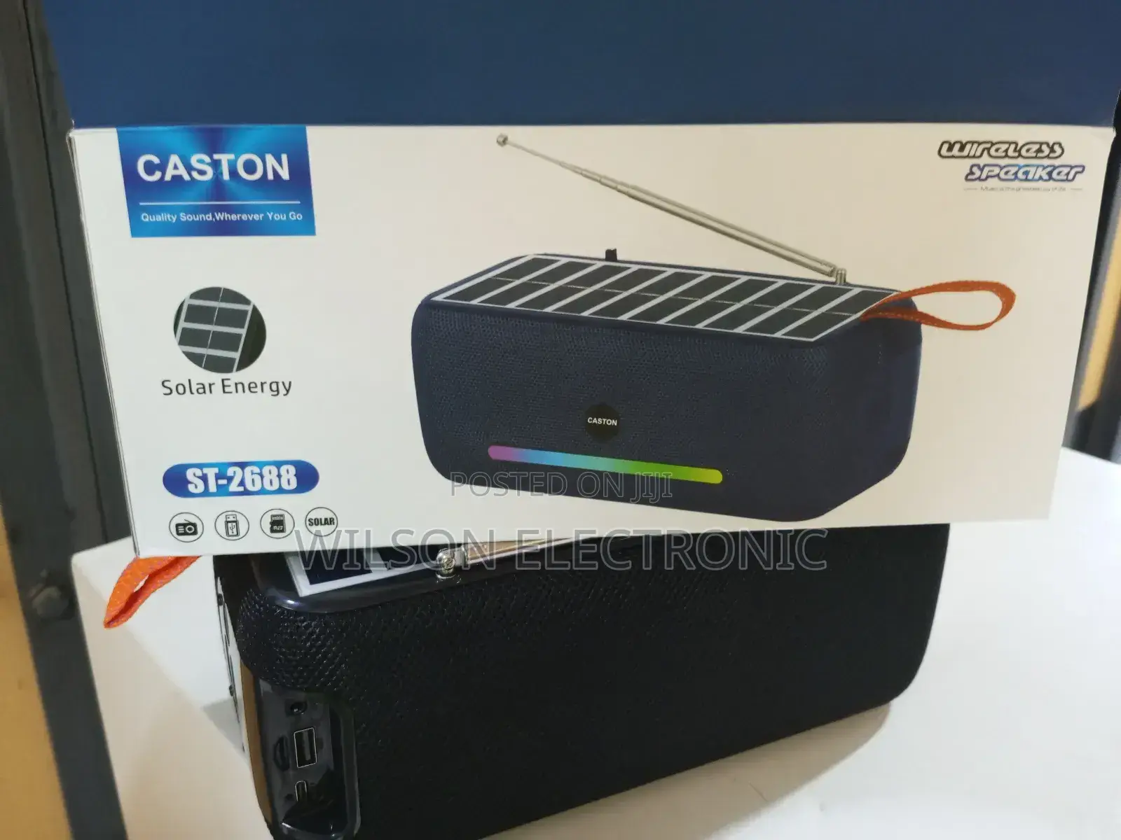 Wireless Solar Bluetooth Radio. St-2688