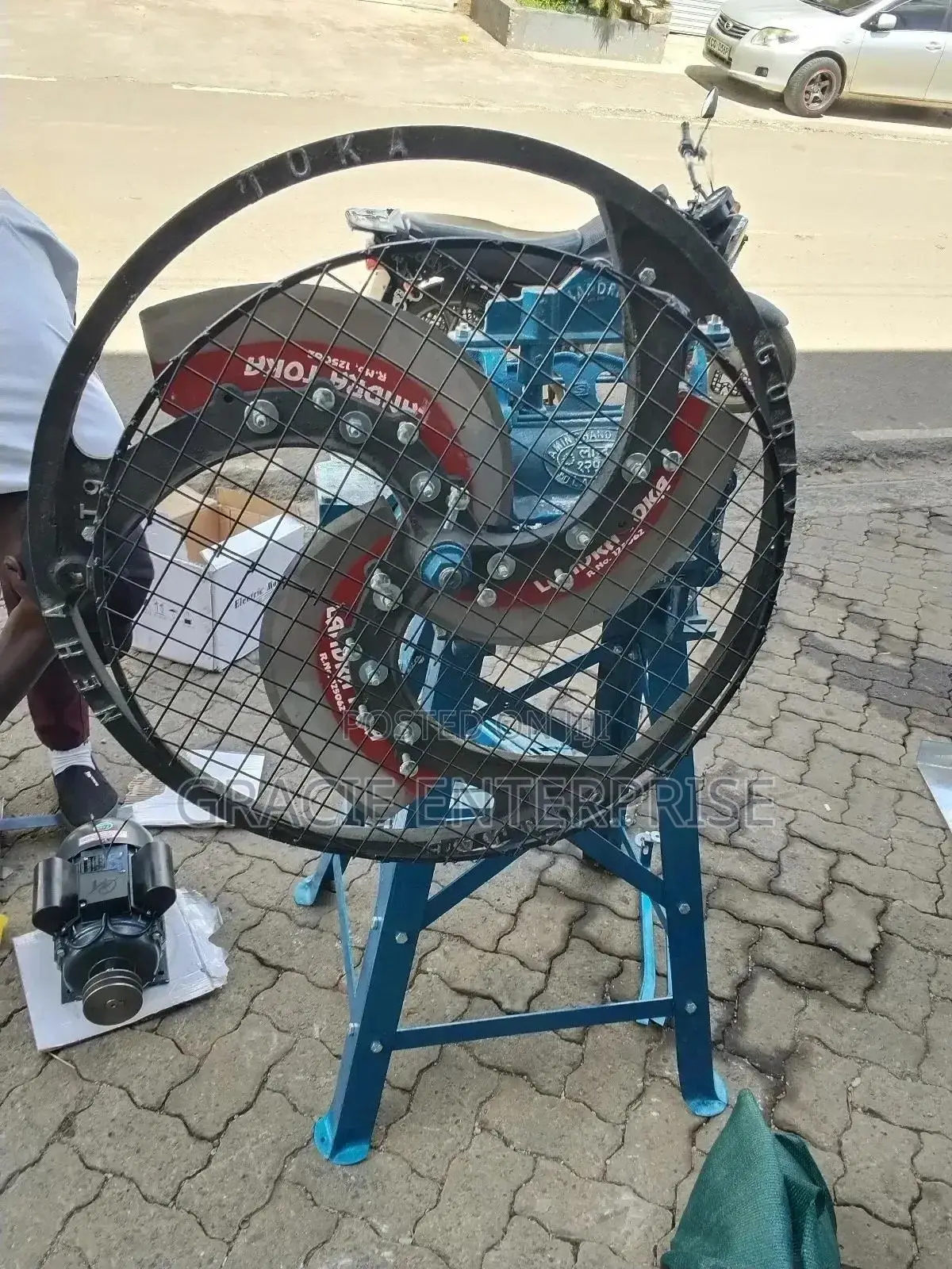 3 Blade Chaff Cutter