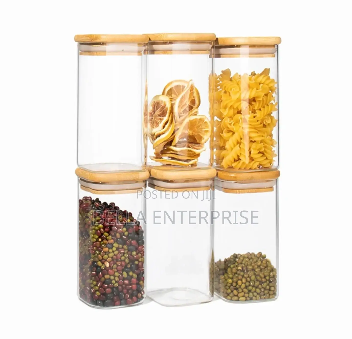Available 12pcs Borosilicate Air Tight Spice Storage Jars