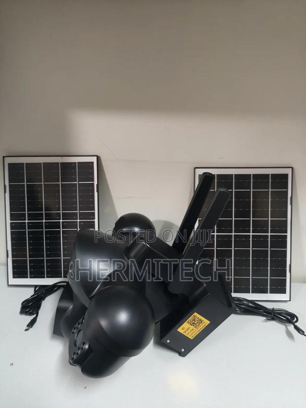 4-Image Quad Lens 4g Solar Powered CCTV Camera With Alarm Notification