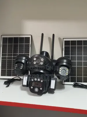 4-Image Quad Lens 4g Solar Powered CCTV Camera With Alarm Notification