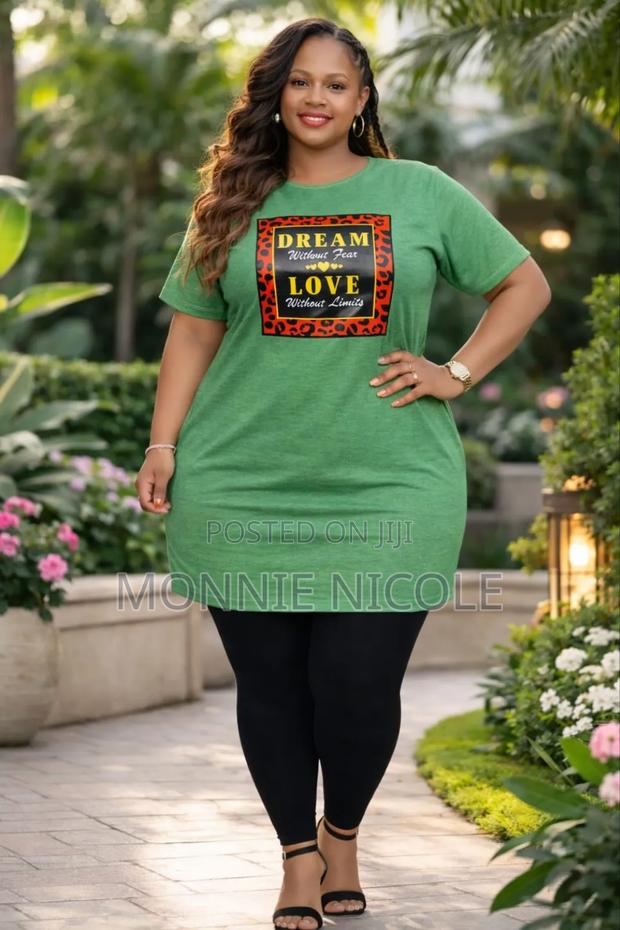 Tshirt Dress Top and Tight - thumbnail 2