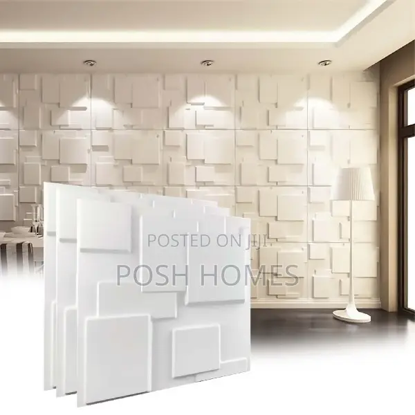 Elegant Elevation White 3d Panels