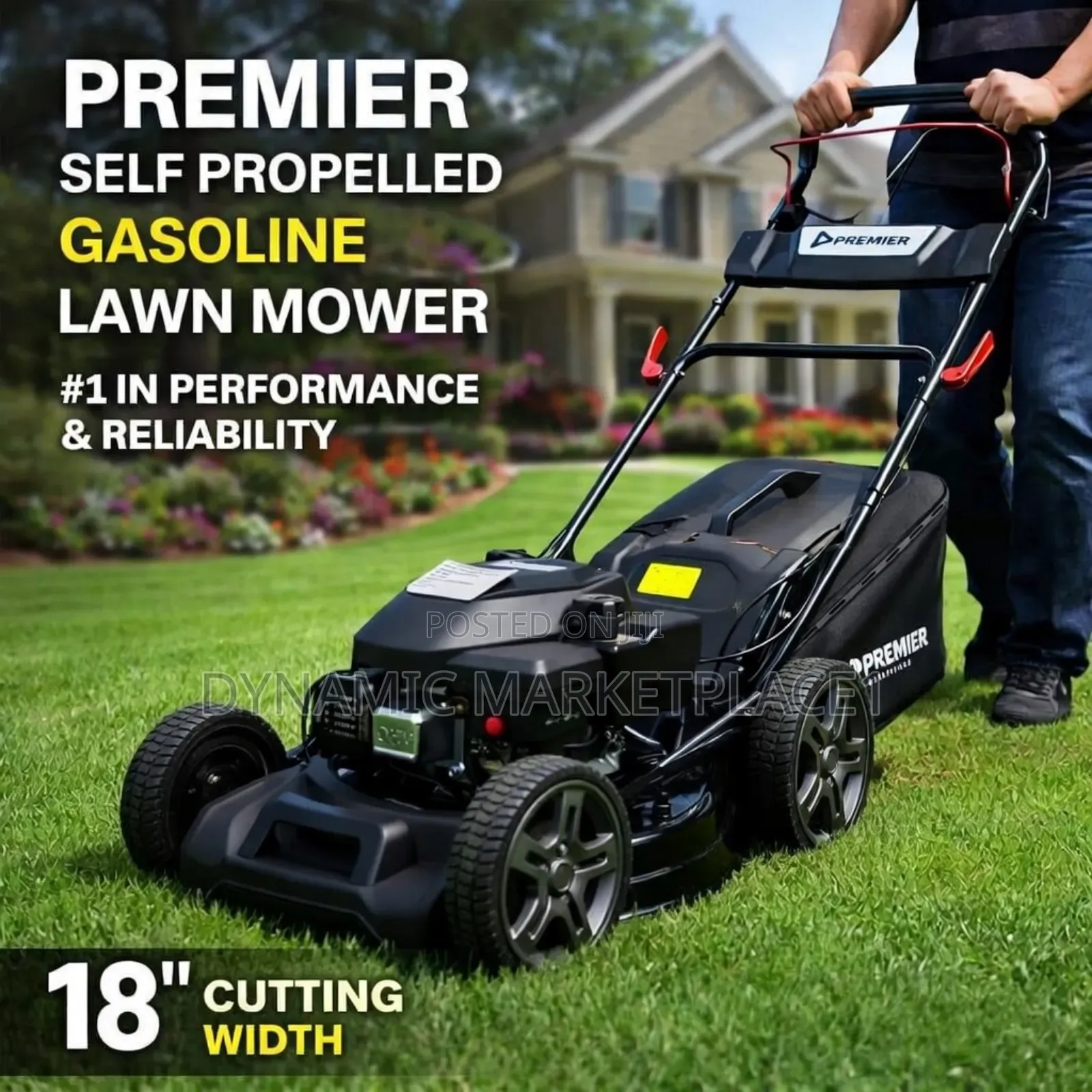 Premier Self-Propelled Gasoline Lawn Mower
