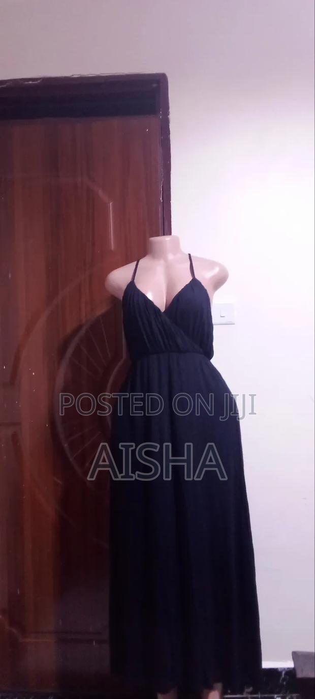 Elegant Black Max Dress - thumbnail 2