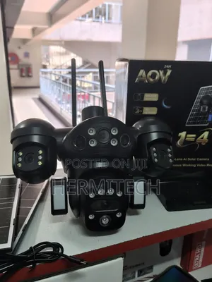 4lens CCTV Solar Powered Dual Panels 4g Smart With Alarm Notification