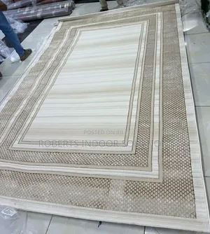 Beige and Taupe Stripes Carpet