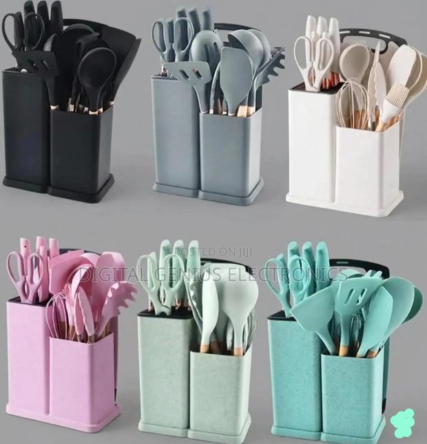 19pc Executive Silicone Spoons - main view