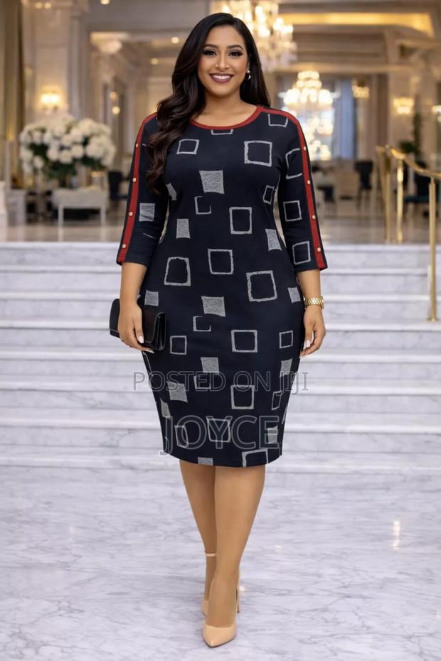 Straight Flowered Dress - thumbnail 5
