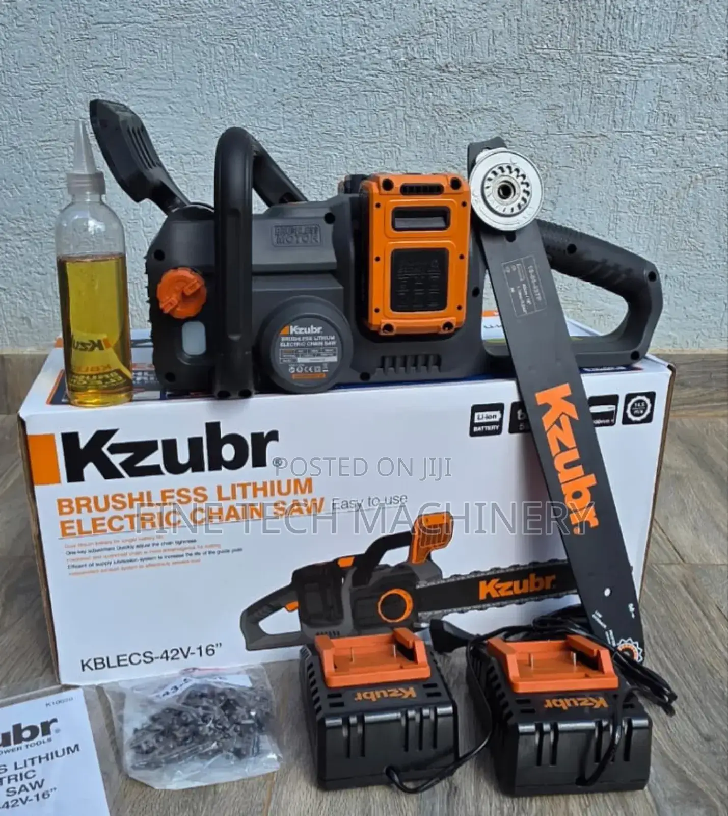 Kzubr 42v Lithium Brushless Electric Chainsaw