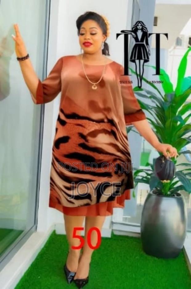 Dress With a Chiffon Waterfall - thumbnail 4