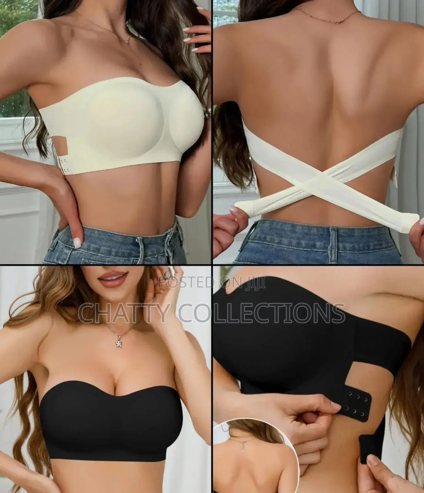 Anti Slip Seamless Strapless Bras
