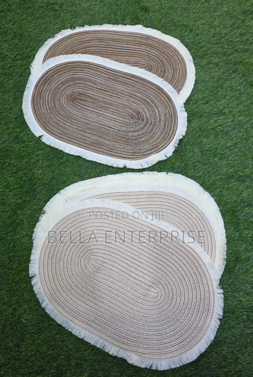 Available Round Elegant Braided Table Mats