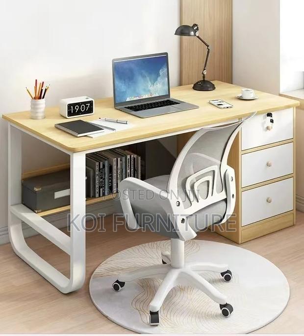 Office Desk; Home Office Study Desk With Storage - thumbnail 6