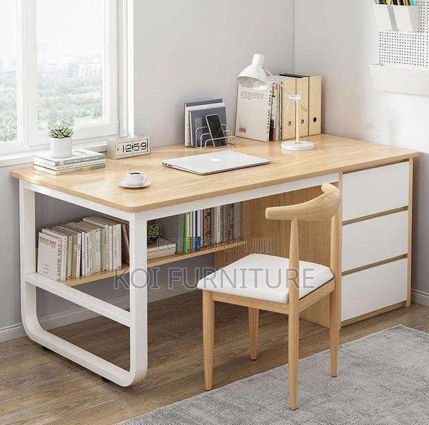 Office Desk; Home Office Study Desk With Storage - thumbnail 7
