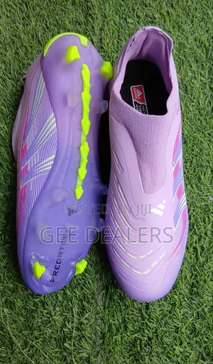 Laceless Football Boots, Predator Soccer Boots