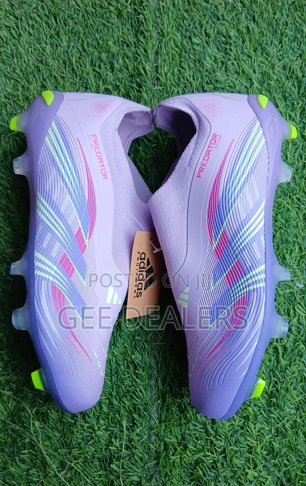 Laceless Football Boots, Predator Soccer Boots