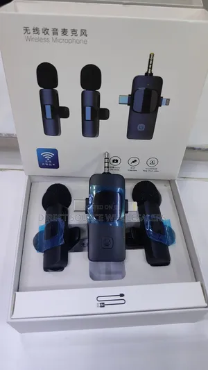 Wireless Microphone 3 in 1 Lavalier Microphone