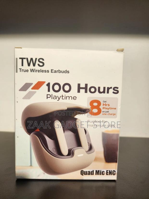 TWS Earbuds With Deep Boosted Bass and 100 Hours Playtime