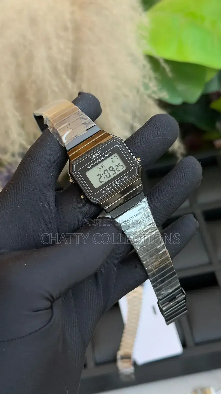 Black Unisex Casio Digital Watch