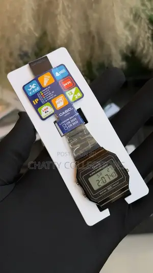 Black Unisex Casio Digital Watch