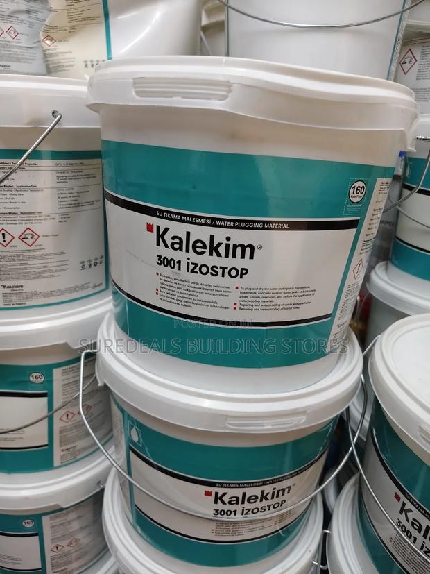 Kalekim 3001 İZostop, a Rapid-Setting Water Plugging Mortar.