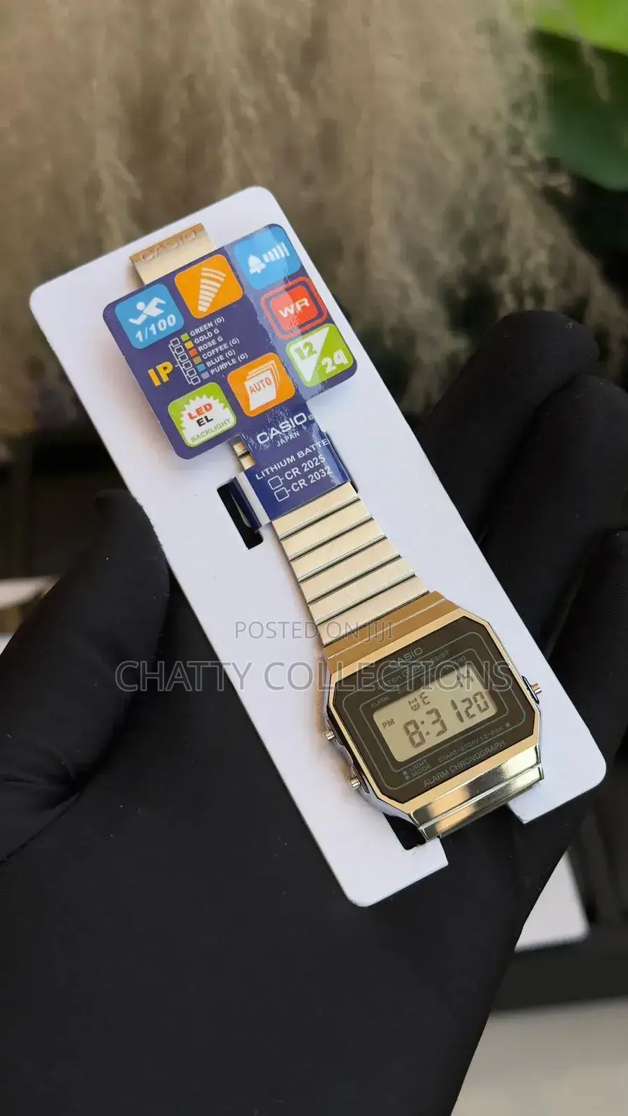 Silver Unisex Casio Digital Watch