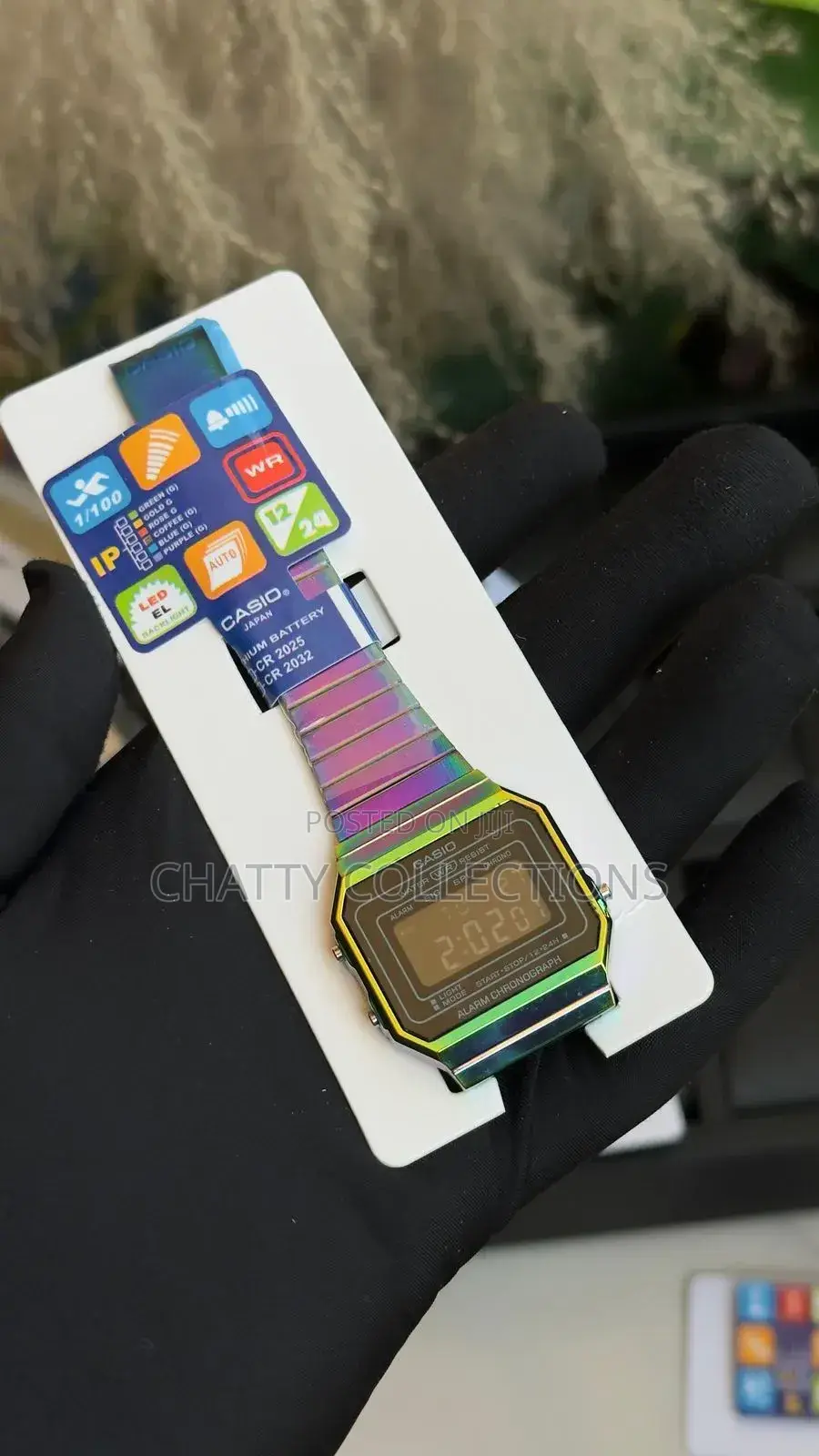 Multicolour Unisex Casio Digital Watch