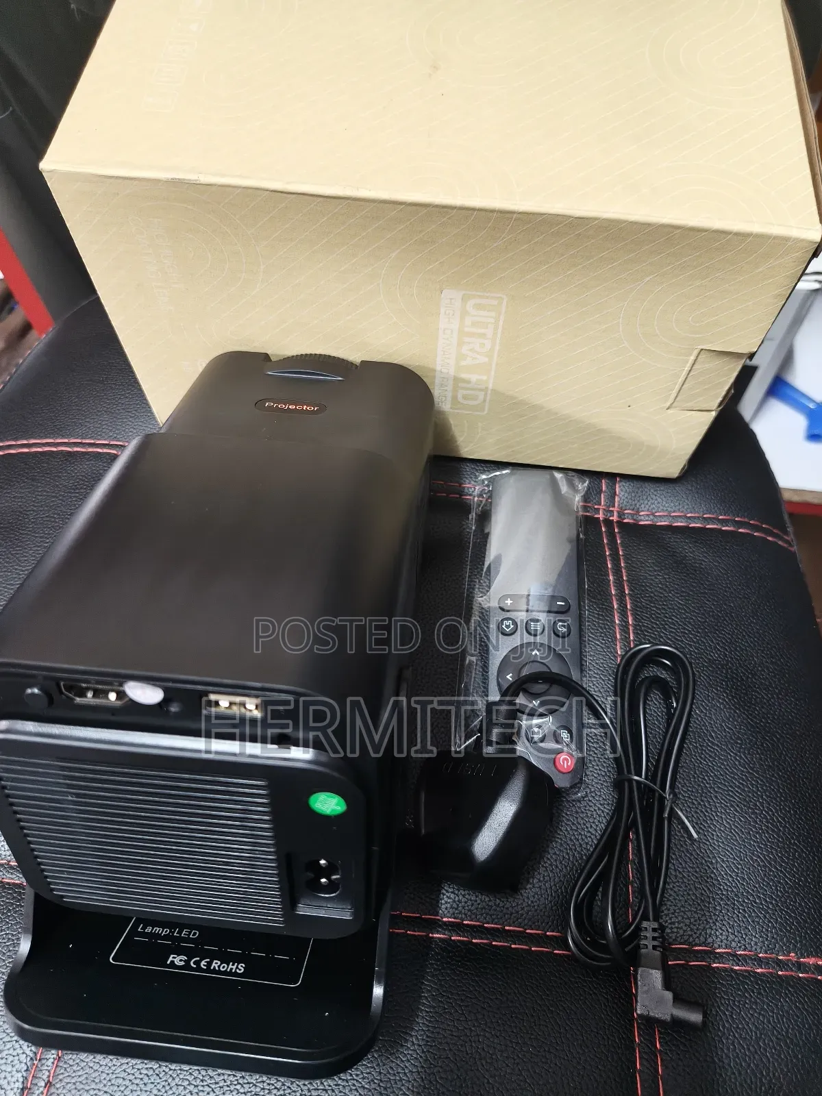 Projector With Hdmi Usb Sd Slots Impressive Contrast Display 200inch