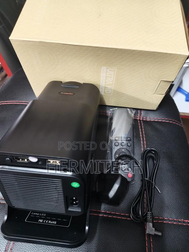 Projector With Hdmi Usb Sd Slots Impressive Contrast Display 200inch