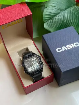 Black Casio World Time Gent Watches