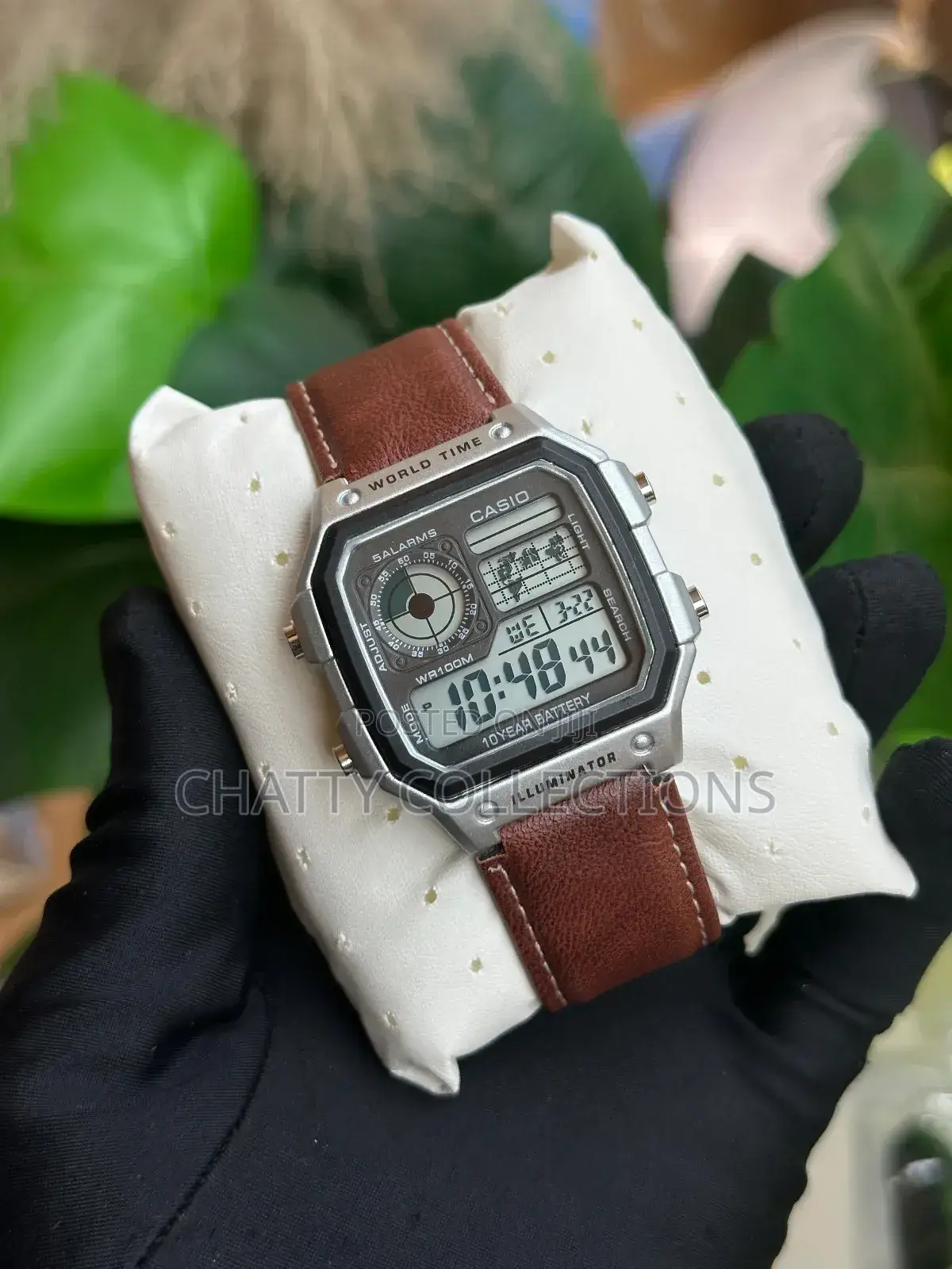 Brown Casio World Time Gent Watches