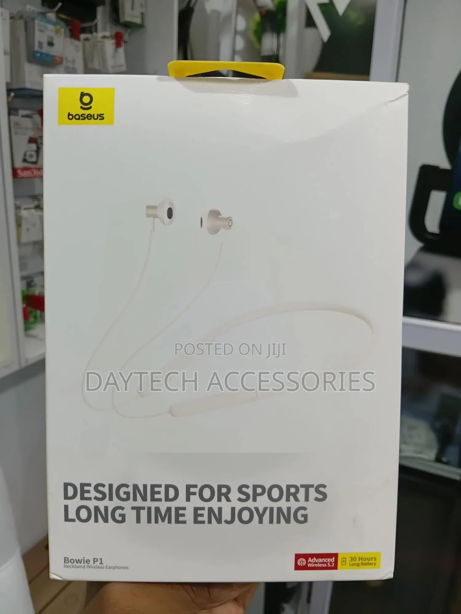 The Baseus Bowie P1 Neckband Wireless Earphones.