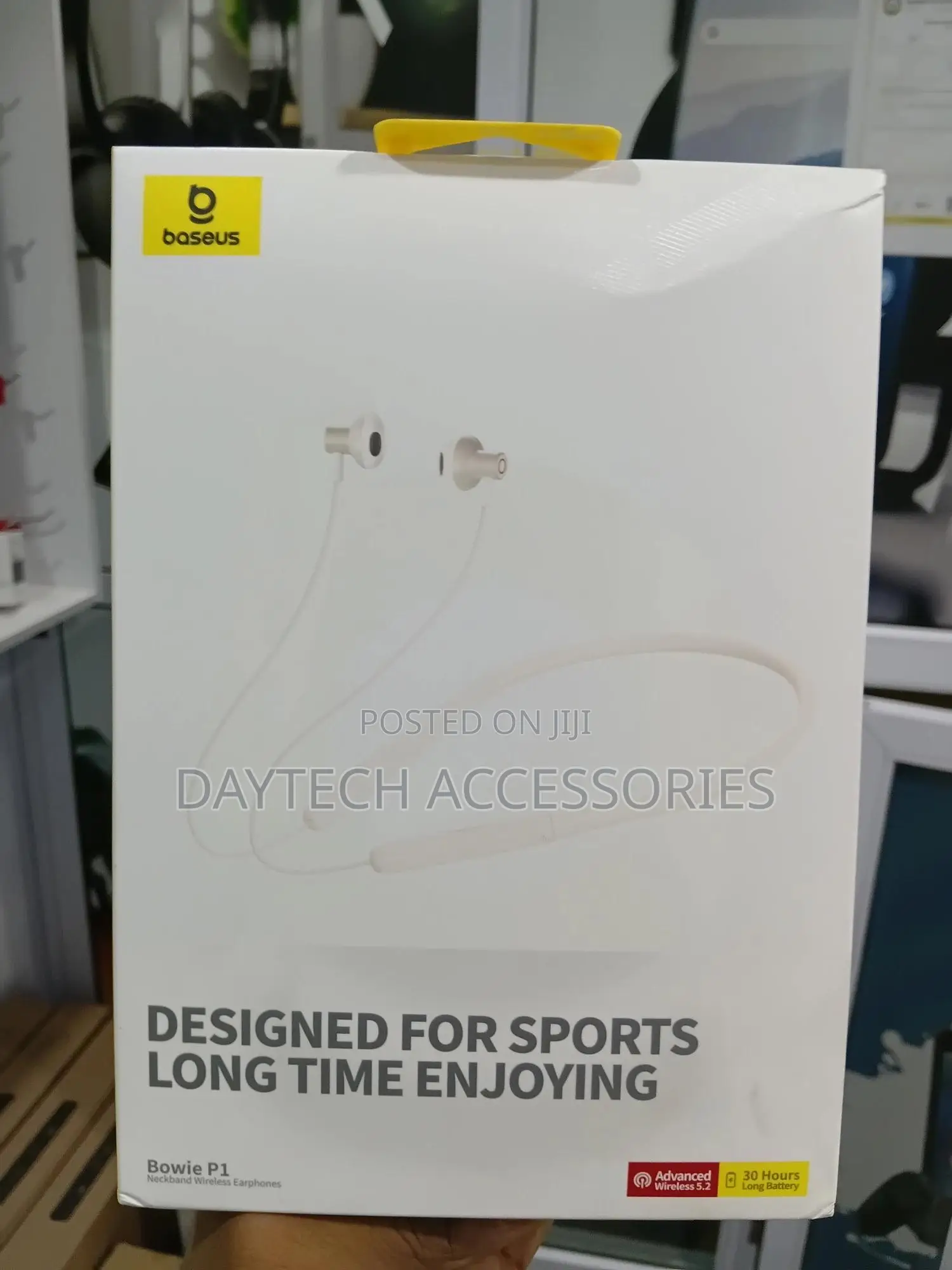 The Baseus Bowie P1 Neckband Wireless Earphones.