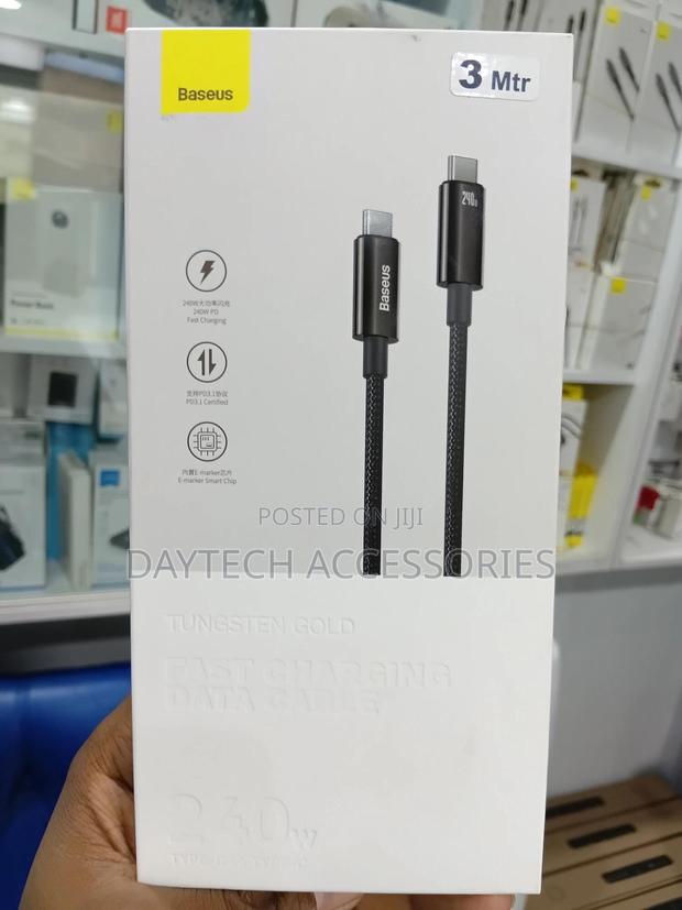 Baseus Usb-C to Usb-C Fast Charging Cable - 240w (3m) - thumbnail 2