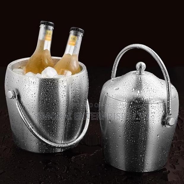 Ice Bucket Ice Bucket for Freezer Stainless 2.2l