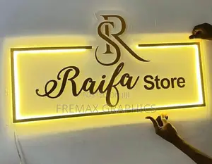 Sleek Acrylic Signs for Modern Business Branding