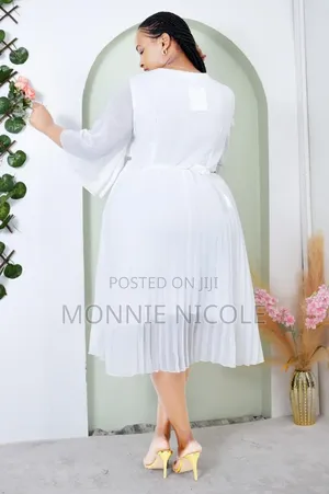 White Circular Dress