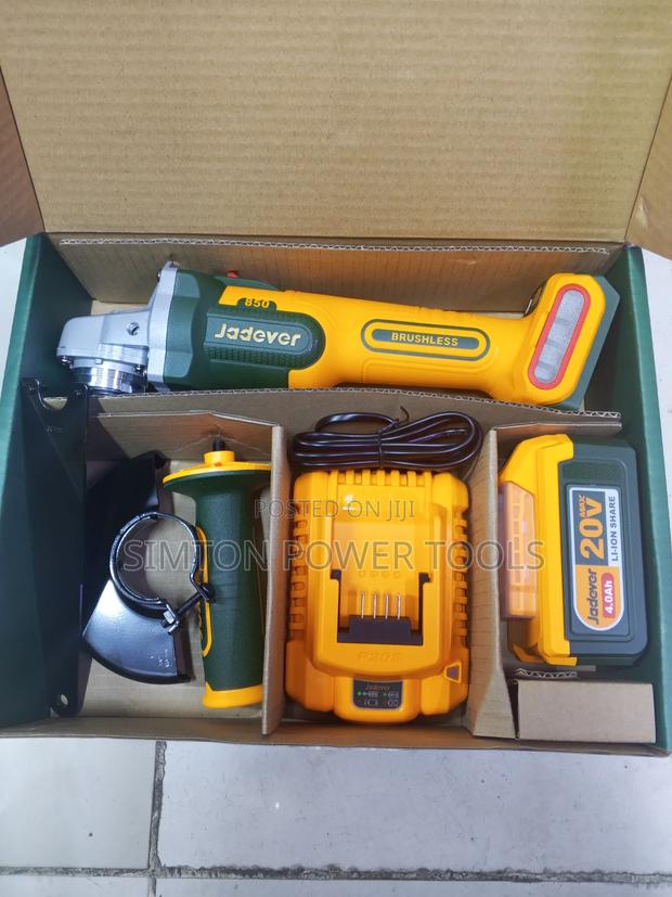 Cordless 115mm 41⁄2- Inch Jadever Angle Grinder - thumbnail 2