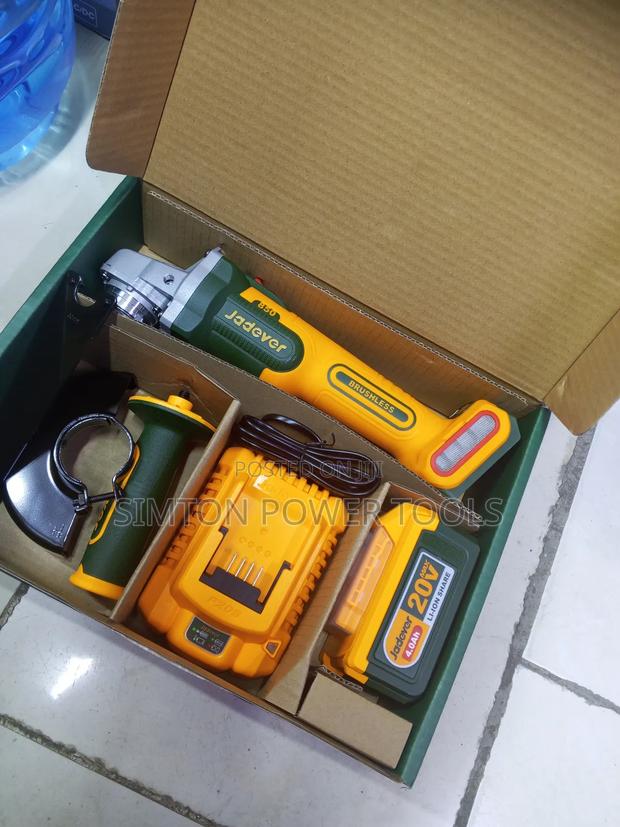 Quality Cordless 20v Angle Grinder 115mm - thumbnail 2