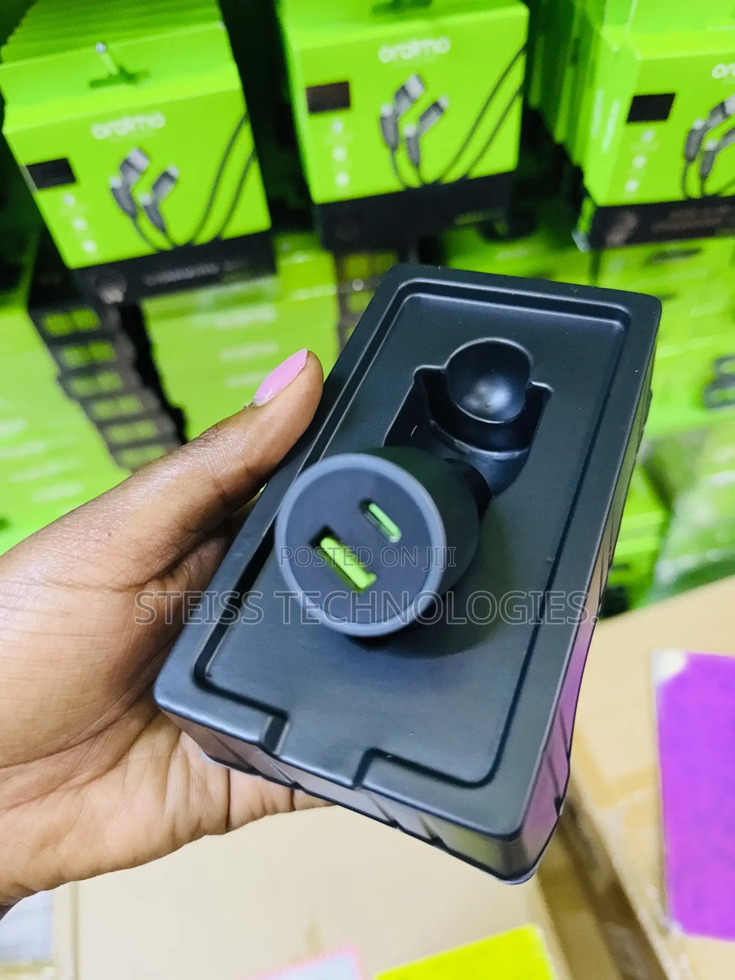 69w Oraimo Dualcharge Car Charger