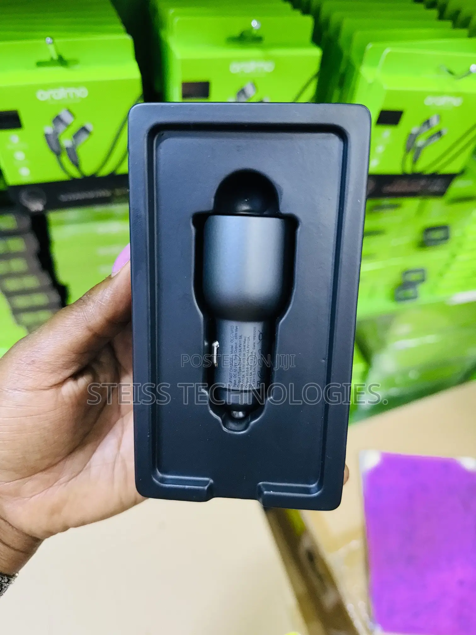 69w Oraimo Dualcharge Car Charger